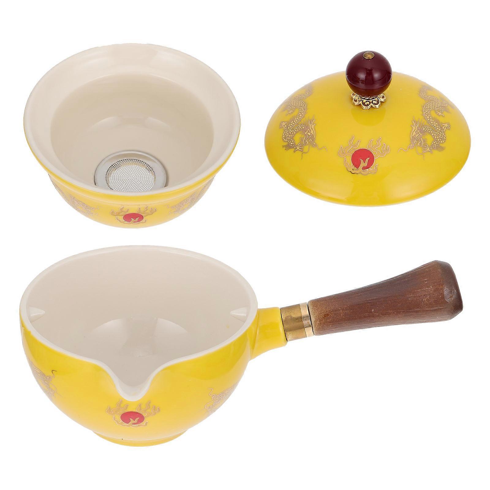 Teapots For Tea Tea Infuser Teapot Cold-Resistant Tea Pot Home Use 3.5×3.5×2in 1Pc