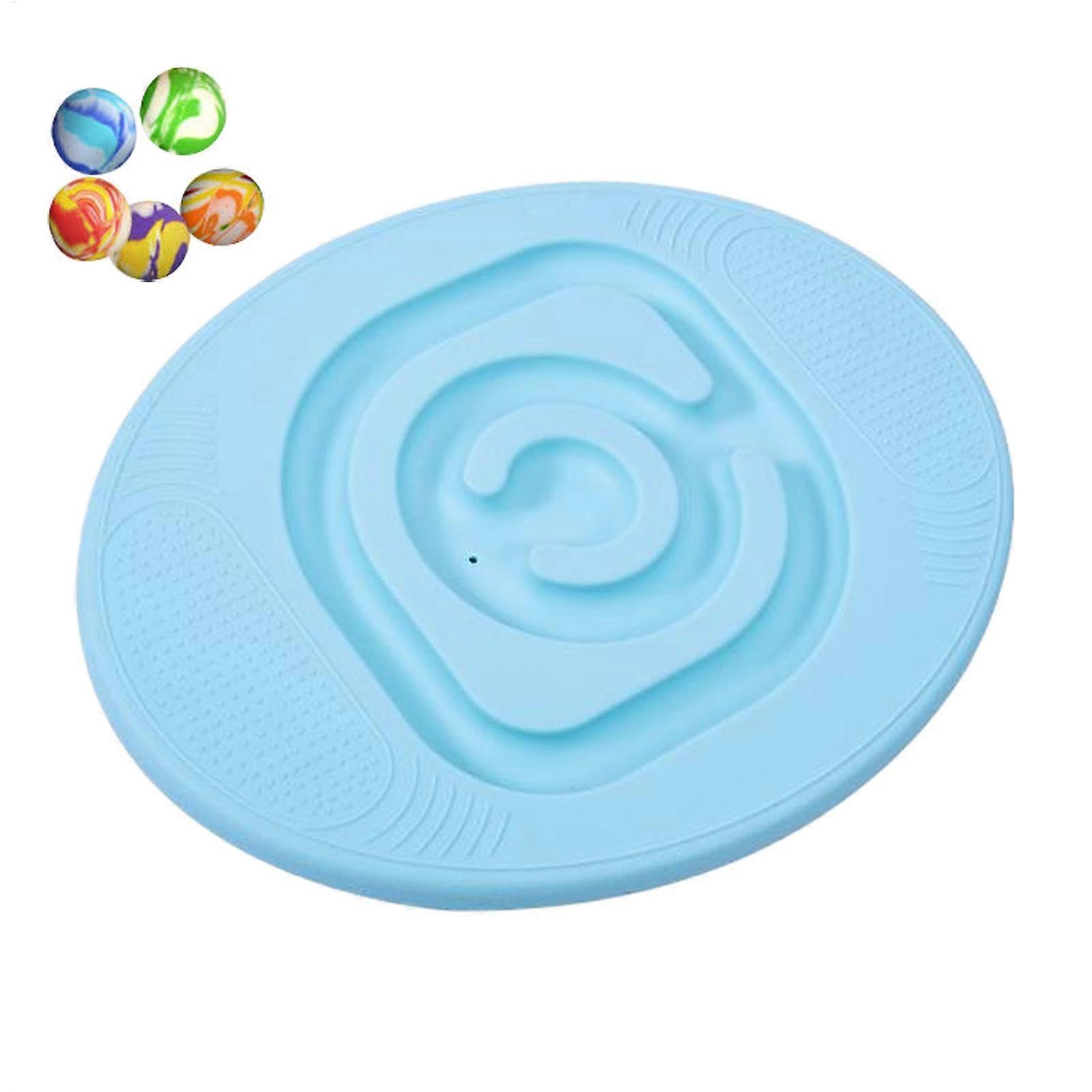 Labyrinth Wobble Balance Board Yoga Training Fitness Exercise Light Blue