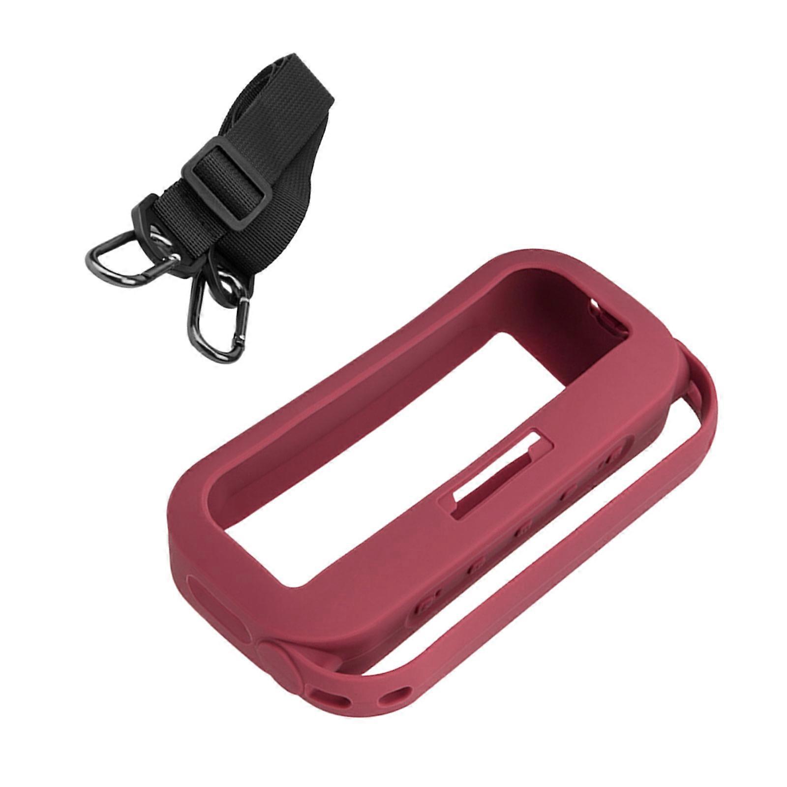 Silicone Cover Case for Bluetooth-compatible Portable Speaker Protective Skin Sleeve Wireless Speaker Accessory  Red