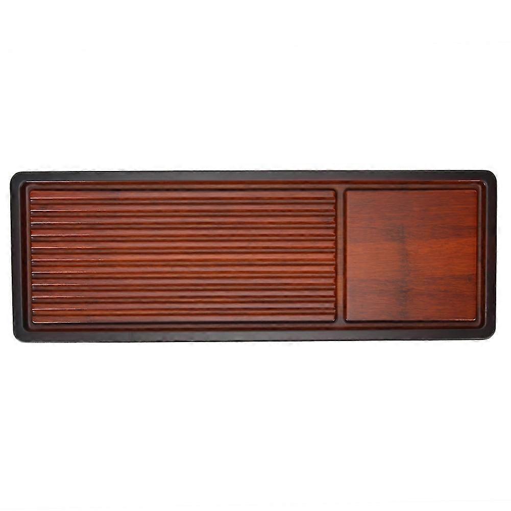 Bamboo Tea Serving Tray Set for Chinese Kung Fu Tea - Elegant Utensil for Home, Office & Kitchen Presentation