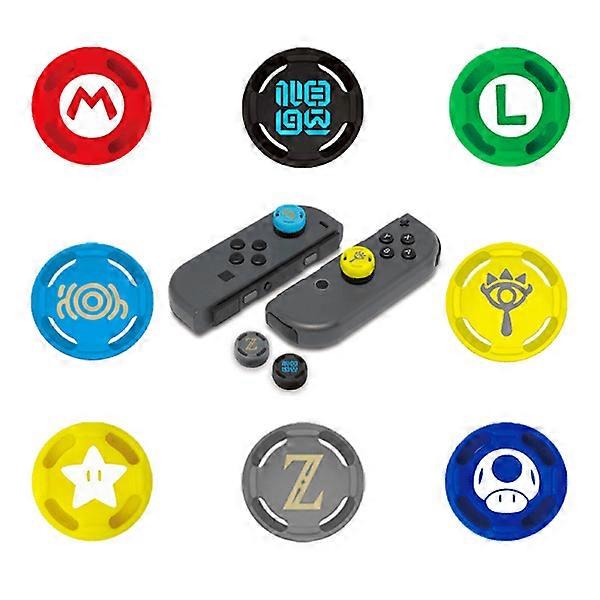 8 Pcs Thumb Grips Set Joystick Cap for Switch Joy-Con Controllers/Switch Lite Limited Edition