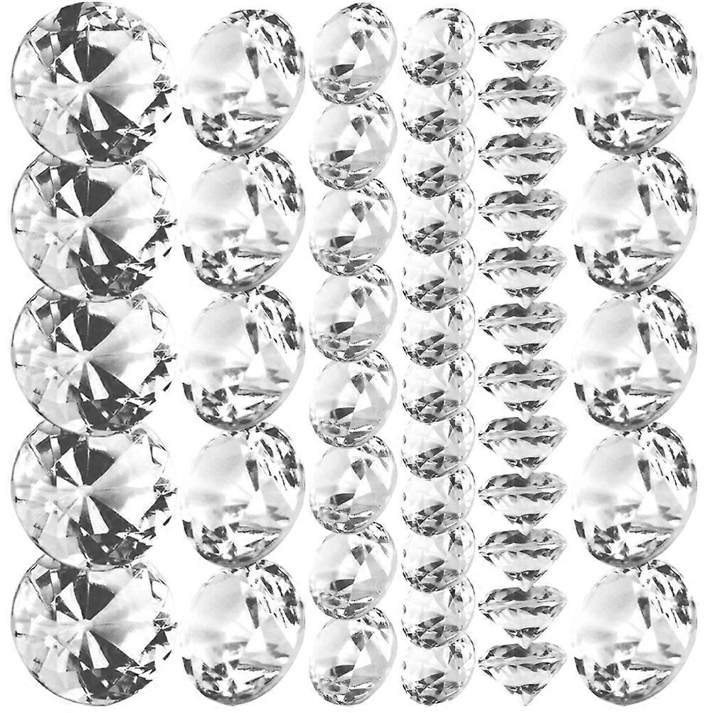 500pcs Acrylic Pointed Diamond Simulation Gems for Table Decor Scatter