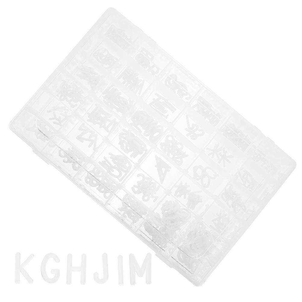 Plastic Letter Accessories for Office Communication Messaging Secure Attachment to Felt Surfaces 2 Sets