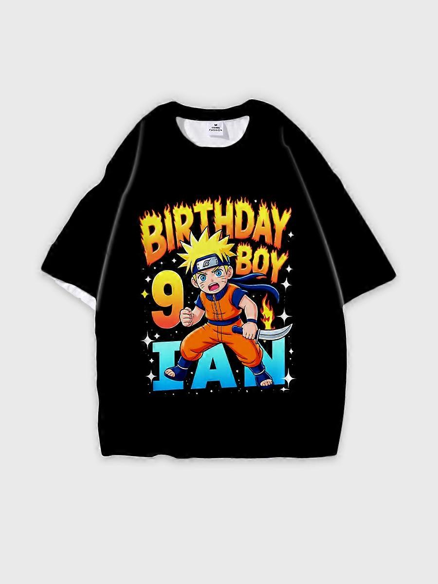 T-shirt col rond Role Pattern ample manches courtes P2613