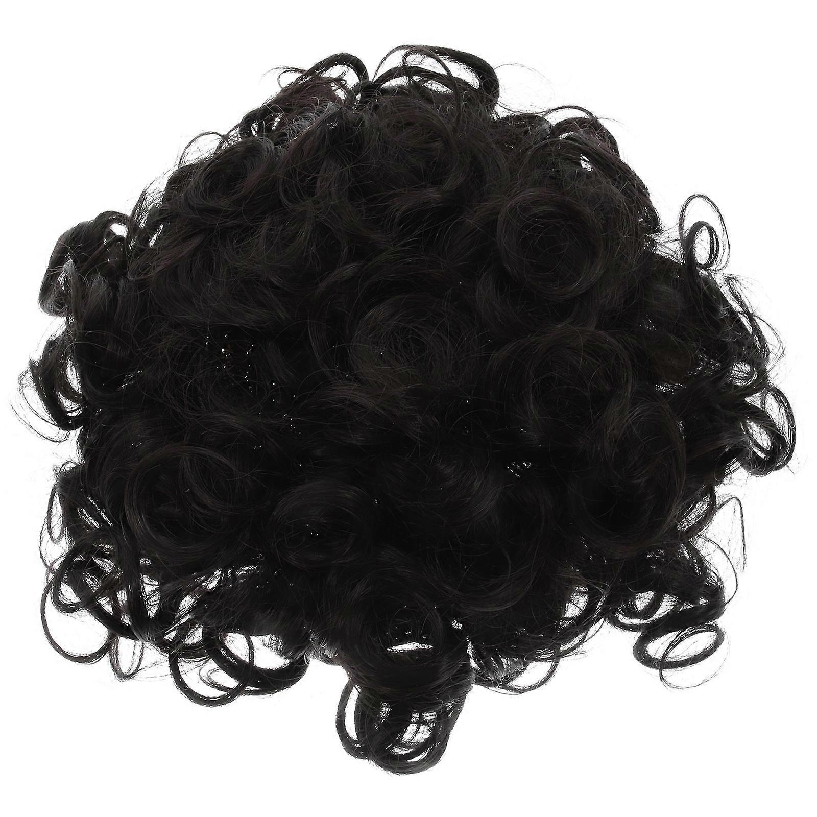 Here's a refined and engaging product description based on your input:

 

**Curly Bun Hair Piece – Easy To Use Synthetic Hair Bun Extension for
