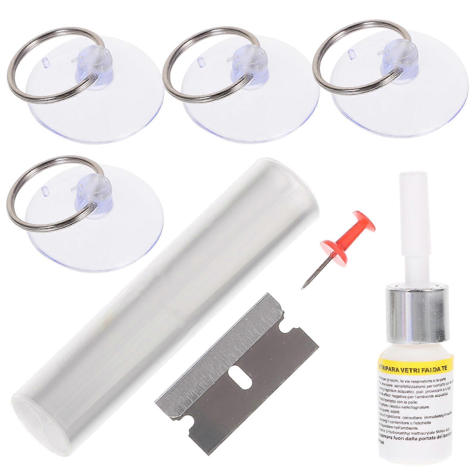 DIY Enthusiasts Windshield Crack Repair Kit Car Window Screen Fixing 7.86X4.72X0.04in 1Set