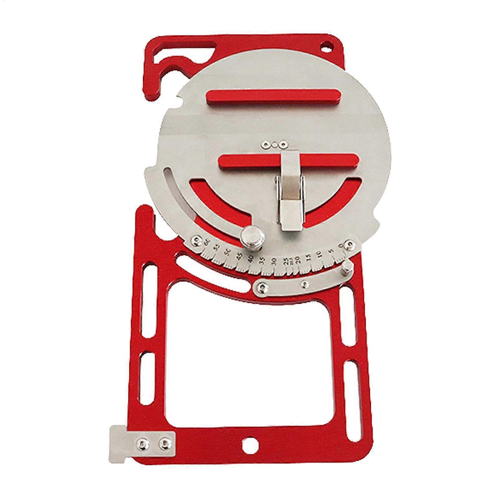 Track Saw Guide with Adjustable Square Guide Rail and 0-60 Degree Adjustable Angle