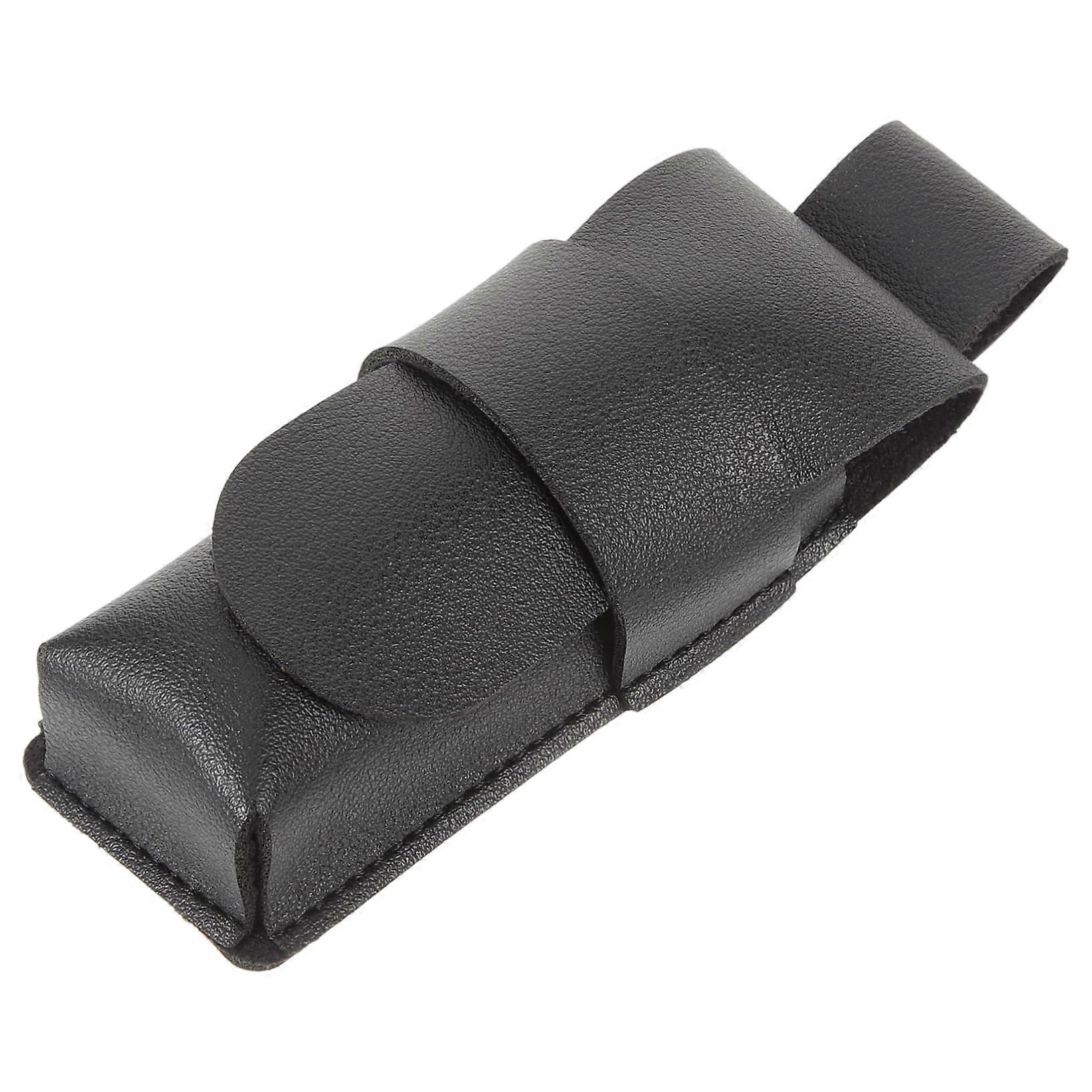 Harmonica Bag Portable Harmonica Storage Case PU Material with Zipper Closure for 10-Hole Harmonicas