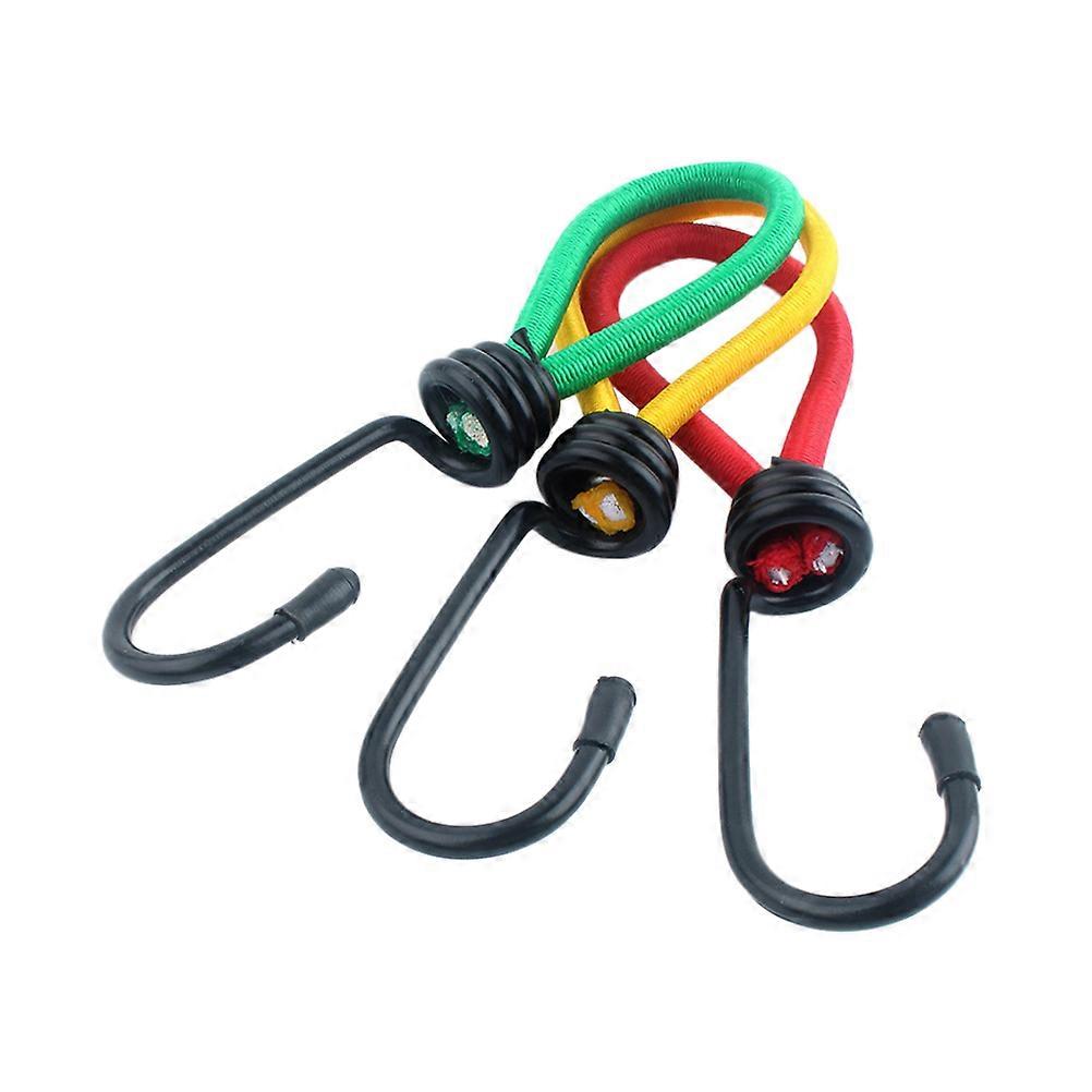 Tent Binding Strap Fast Easy Adjusting Camping Accessories 15cm Latex Material 3Pcs Set For Traveling Kayaking Biking