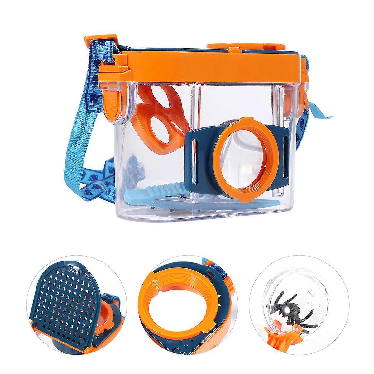 Lightweight Portable Magnifying Box with Lenses for Insect Observation and Outdoor Exploration – Science & Nature Learning Tool