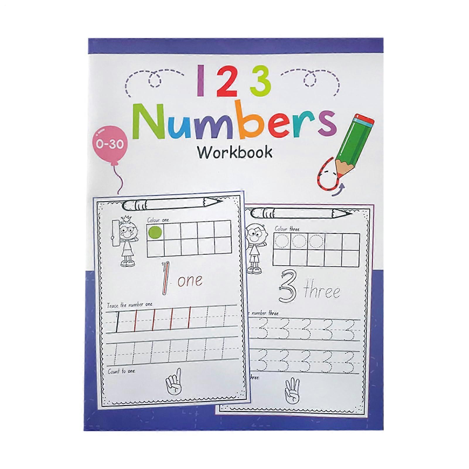 Writing Cards for Beginners, English Letter Tracing Book for Kids Aged 3-6, Interactive Preschool Workbook, 32 Pages Digital Tracing