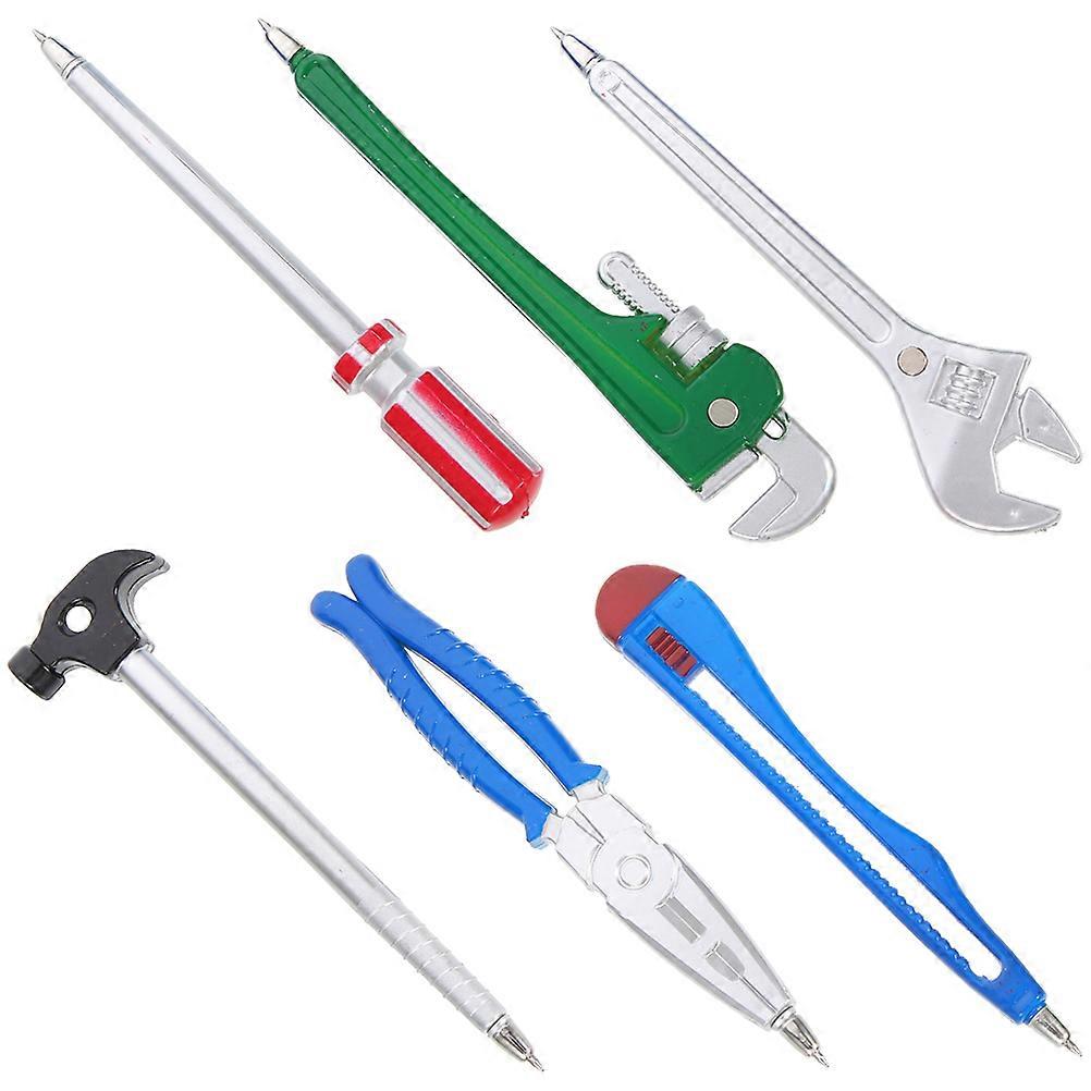 Writing Stationery Pens For Friends With Unique Hardwares Shape Design 6Pcs Perfect For Daily Writing
