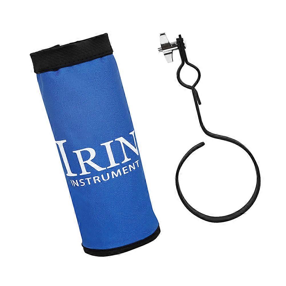 Mountable Drumstick Holder Protection Carrying Iron Music Practice Drummers 10.4×3.9×3.9in 1Pcs