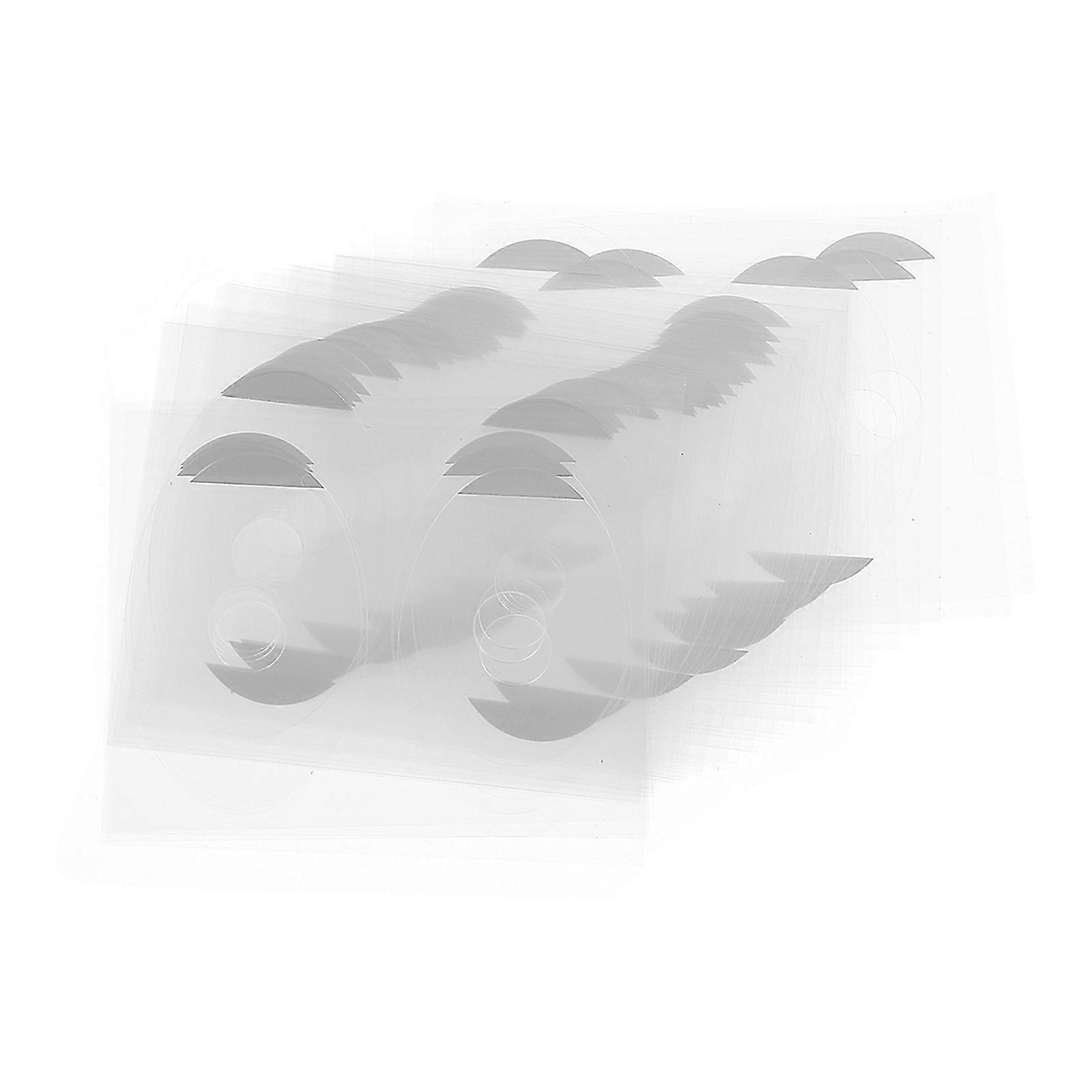 White Protective Stickers for Glasses Use Made of PE with Excellent Durability and Practicality 200pcs
