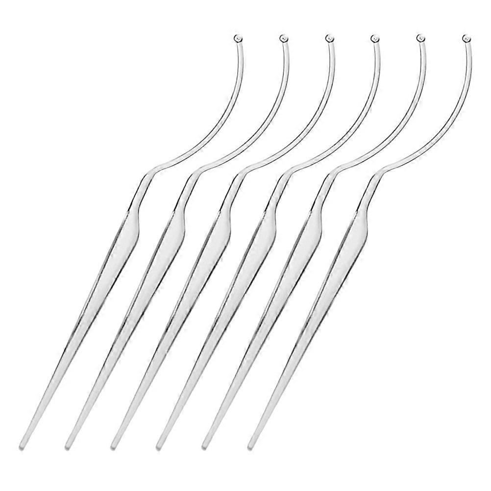 Acrylic Eyelash Display Stick for False Lashes Transparent and Sturdy Design Fits Any Decor 6 Pieces