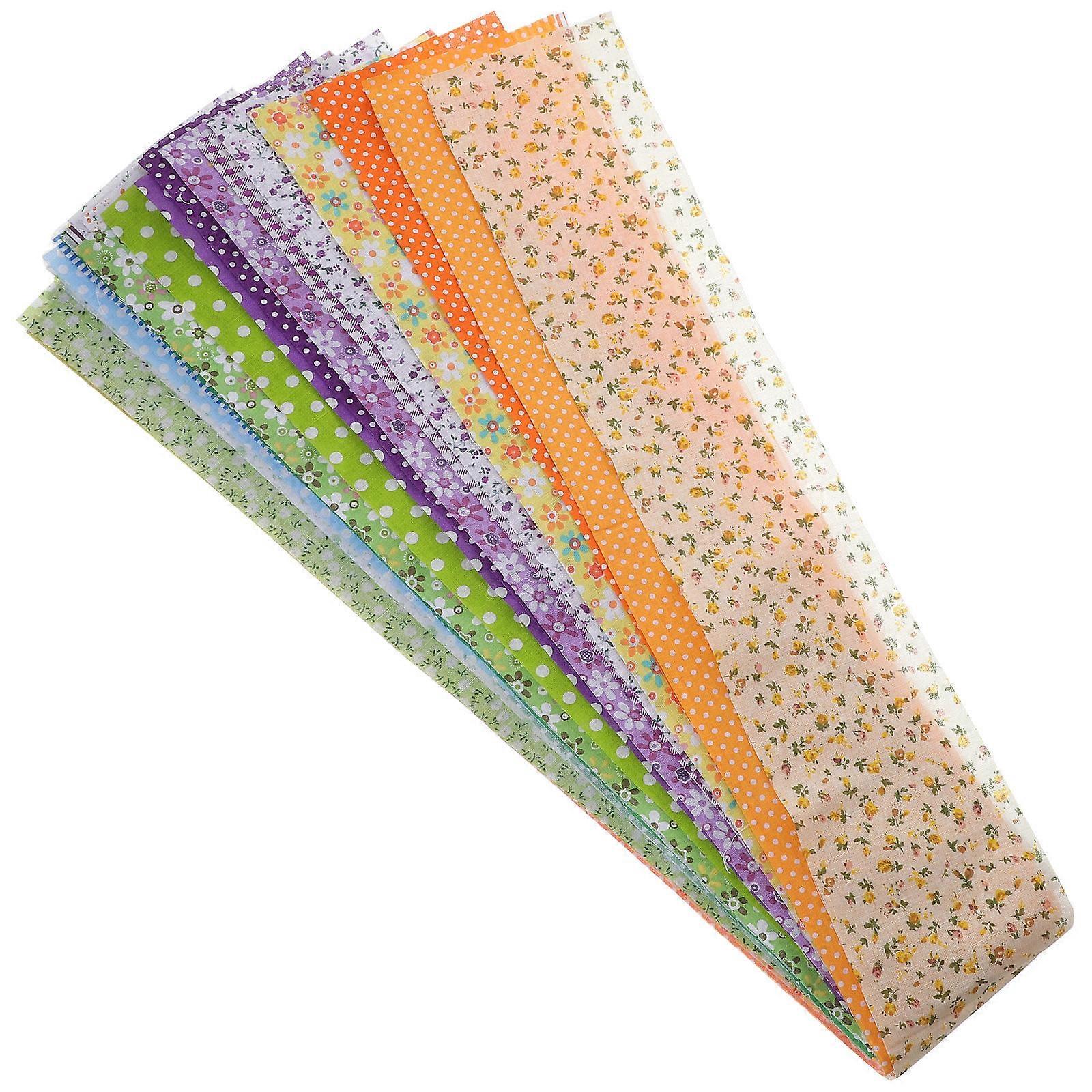 DIY Craft Fabric 28 Pack For Sewing And Handmade Projects Assorted Color Premium Cotton Material