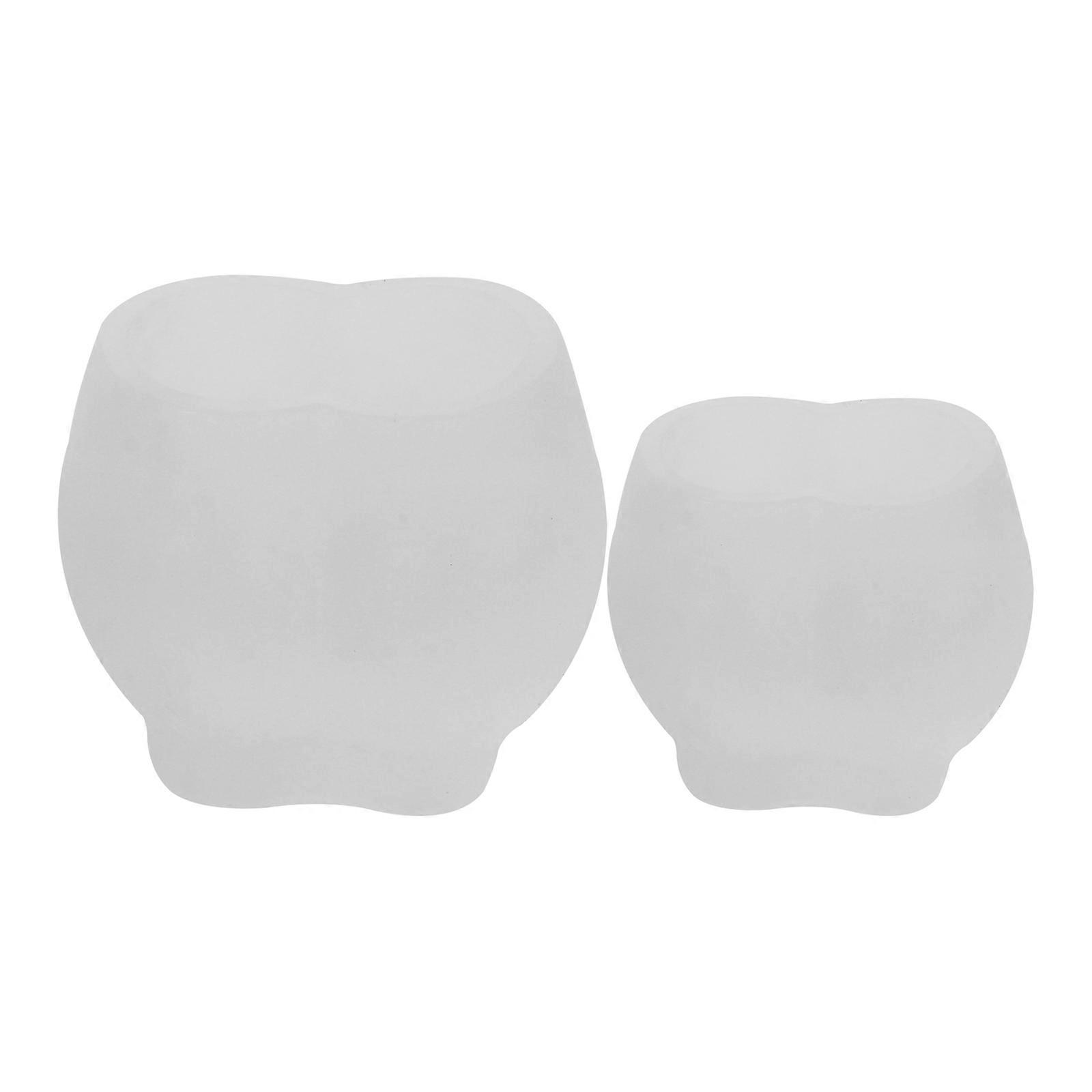 DIY Candle Mould 2 Pcs Buttock Shape Mold For Craft Making 7.7X7.8X9.7CM Lightweight And Portable