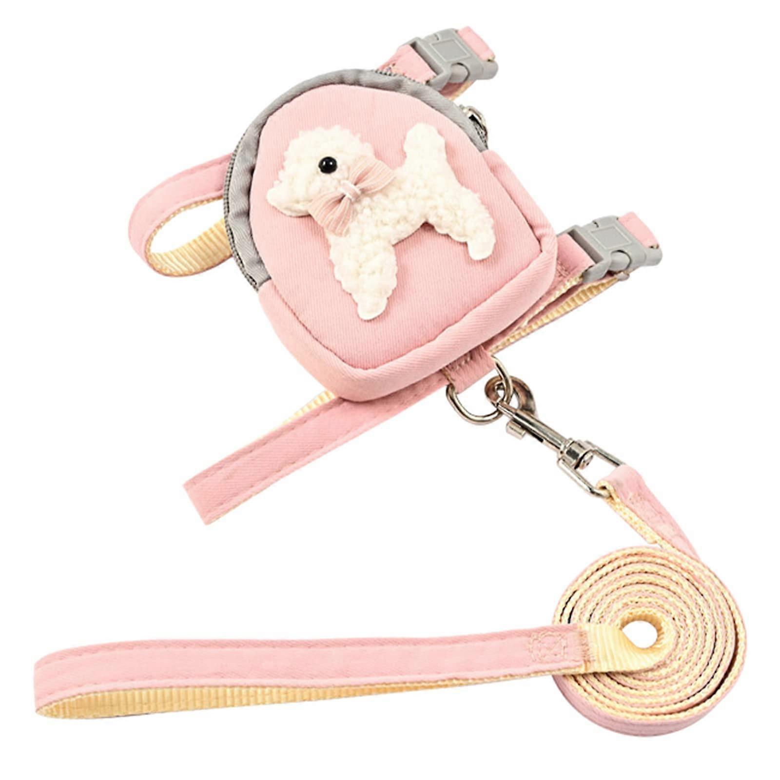 Dog Harness Backpack NoPull Design With Leash, Adjustable Straps, Backpack Harness for Dogs