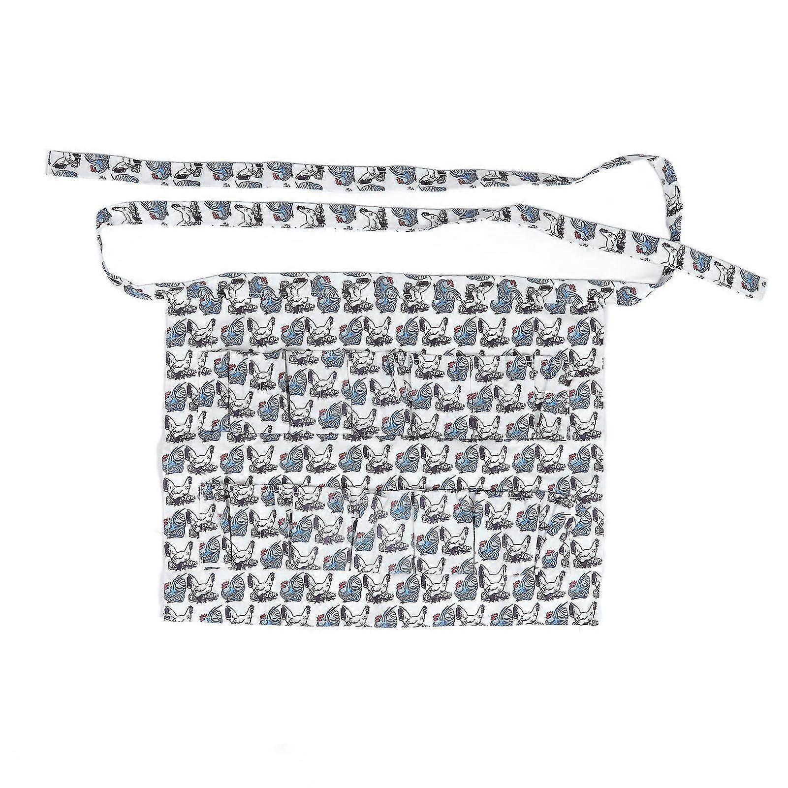 Gathering Eggs Apron for Chickens, Ducks & Geese - Durable Egg Collecting Apron for Adults in Size L