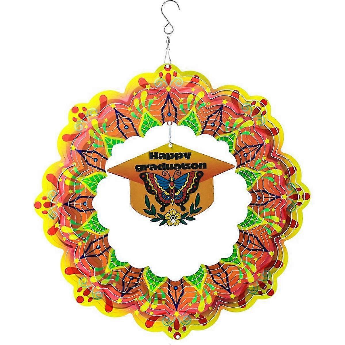 Rotating Hanging Wind Chimes Home Outdoor Decoration