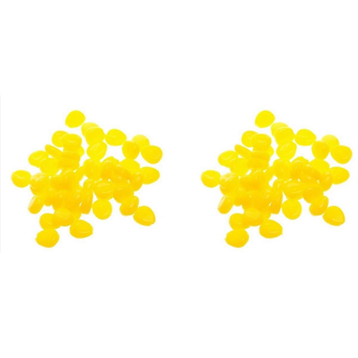 100Pcs Carp Fishing Corn Floating Artificial Bait Maize Floating Lures Baits Soft Simulation Lure