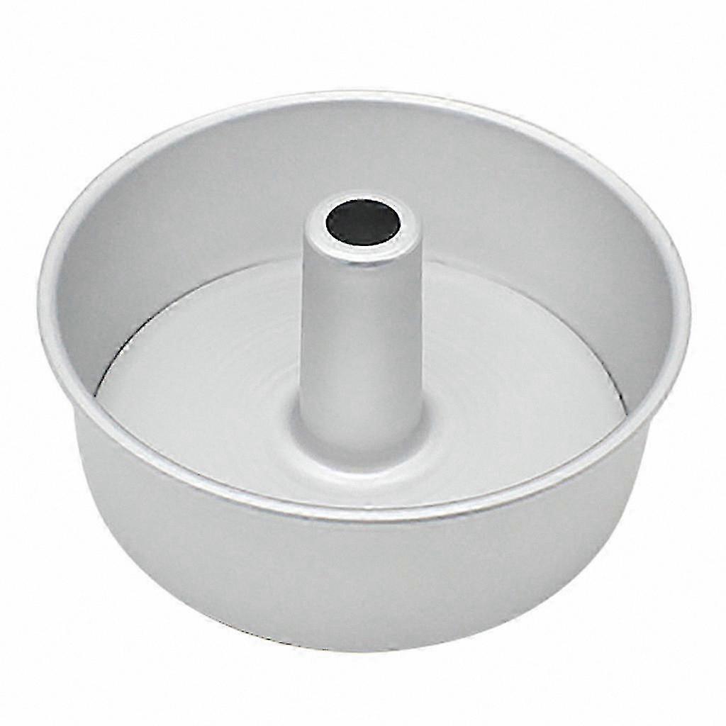 3-Piece Non-Stick Aluminum Chiffon Cake Pan Set with Removable Base for Baking Round Cakes