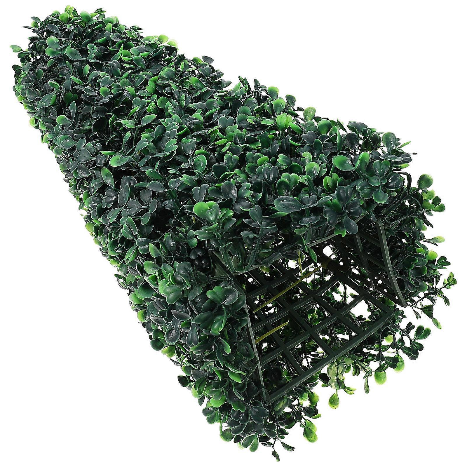 Green Plastic Simulation Grass Tower Artificial Grass for Decorative Use