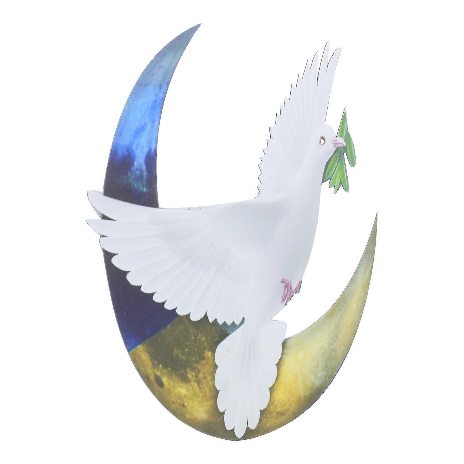 Wall Hanging, Iron Craft Dove Decoration for Living Spaces