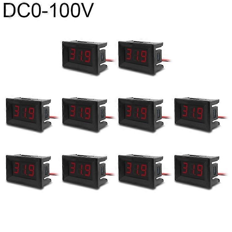 10 PCS 0.36 inch 3 Wires Digital Voltage Meter