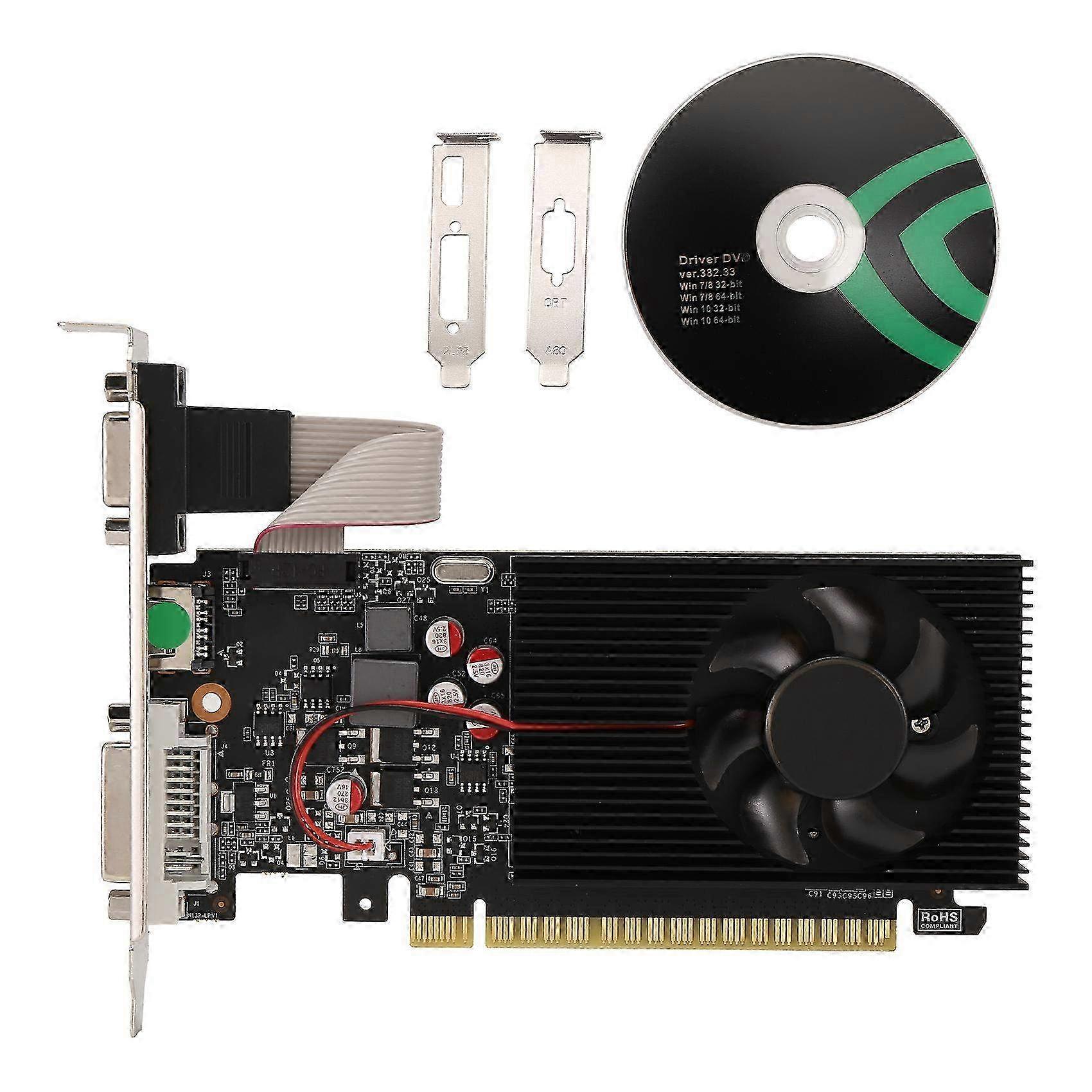 GT730 4GB DDR3 128-Bit Graphics Card with VGA & DVI Ports - High Performance for Gaming & Multimedia Applications