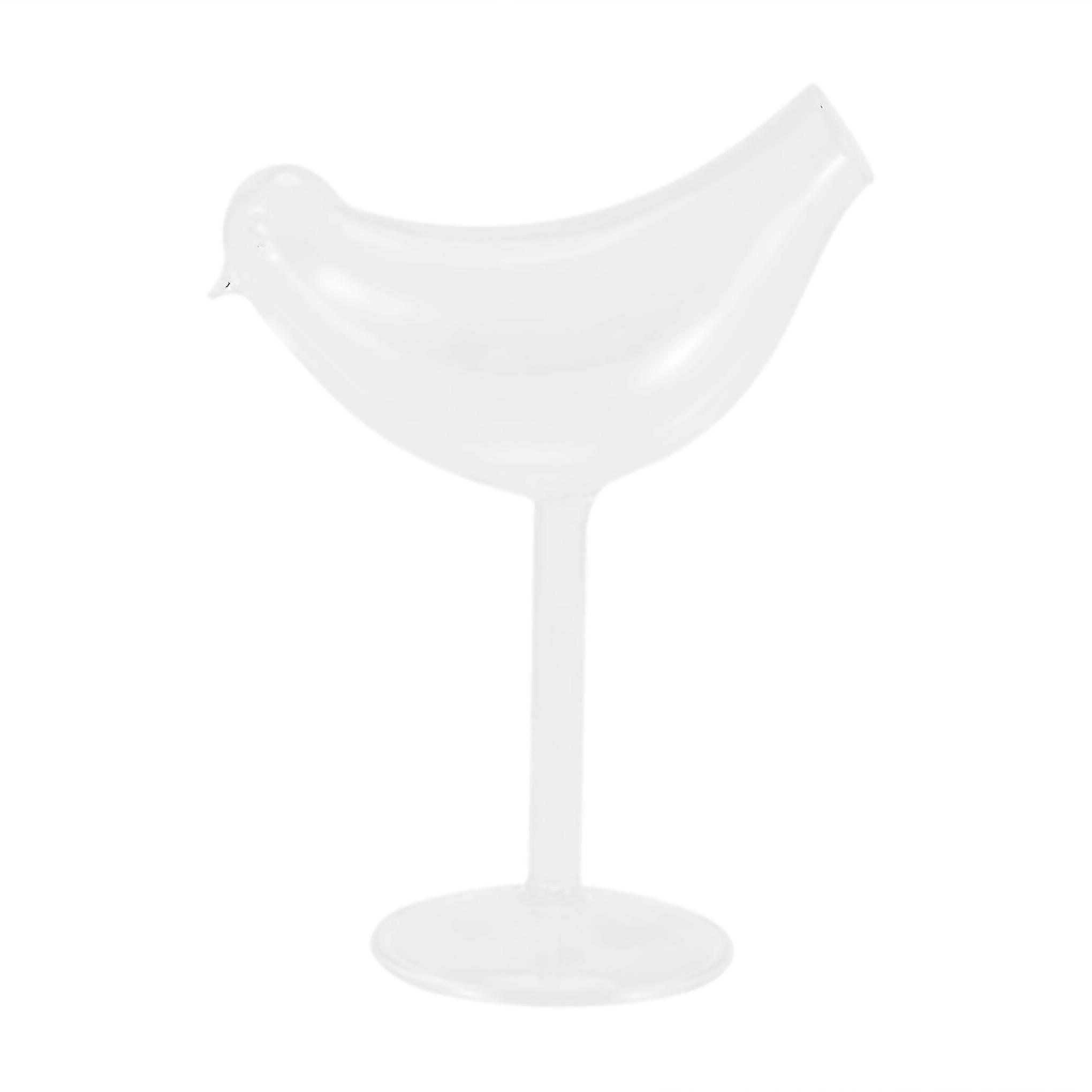 Pour 150ml Forme d’Oiseau Gobelet Cocktail Verre Modelage Moléculaire Fumé