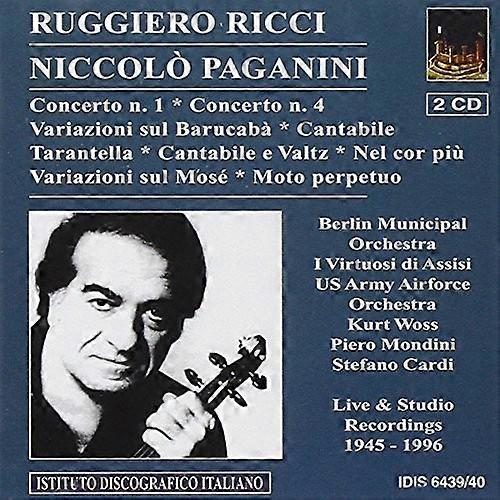 Paganini / Cardi / Ricci - 60 Variations on  [COMPACT DISCS] USA import