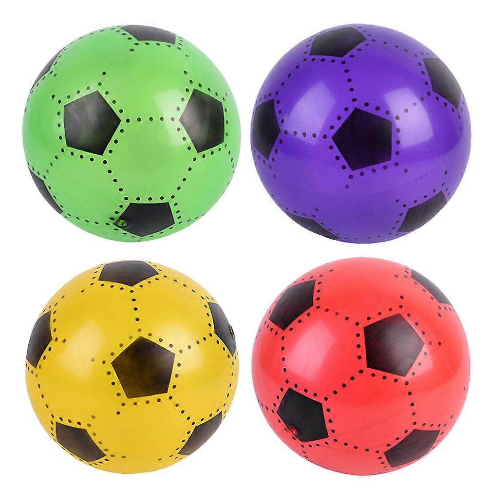 Inflatable Football Mini Football Toy for Interactive Play 4Pcs