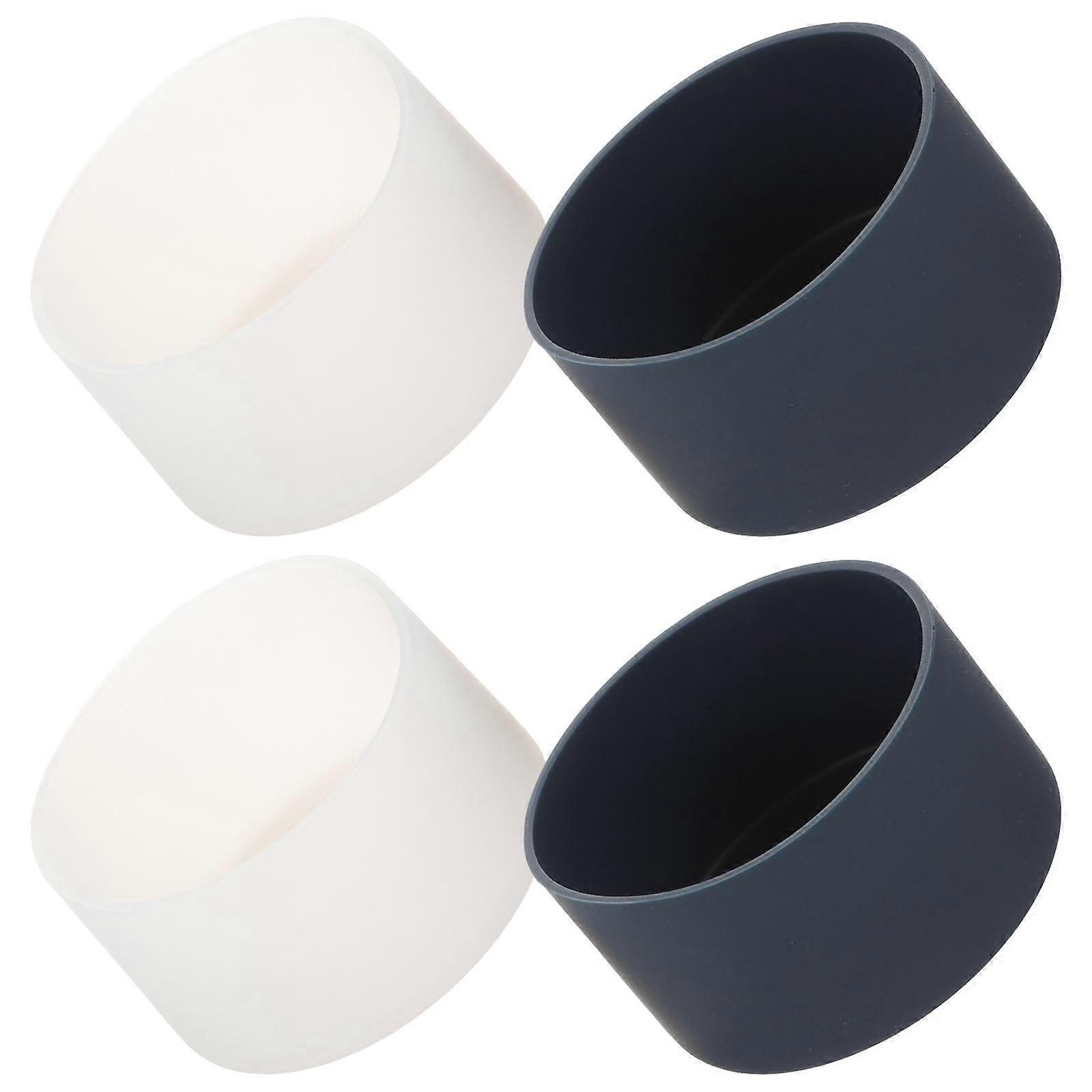 Non-skid Bottle Boot Made Of Silicone For Adventure Sports Water Bottle Assorted Color Designed For Effective Heat Insulation 4Pcs