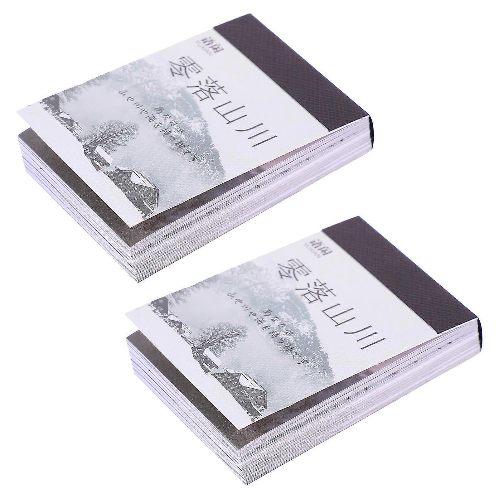 100 Sheets DIY Stickers Adhesive Paper For Crafting And Journaling 6X4cm Multi Rectangular Fresh And Natural Design