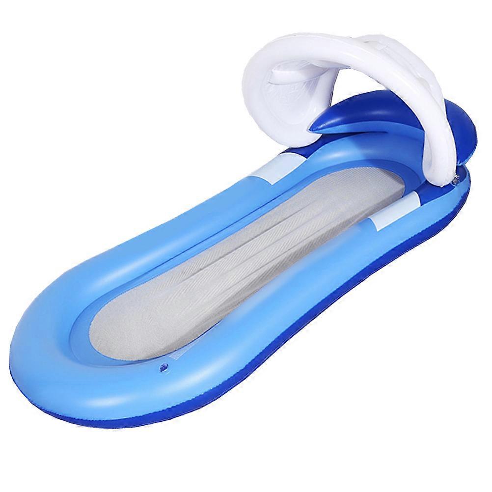 Inflatable Hammock With Removable Sunshade For Beach And Lake Relaxation 1Pack