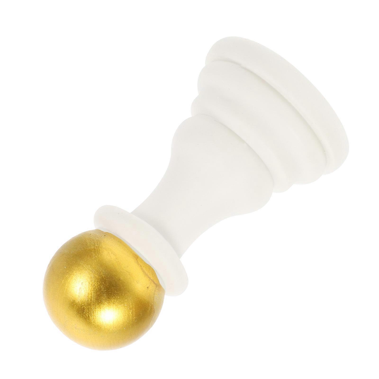 Décor d’échecs en résine créative pour bureau à domicile Surface lisse multicolore 6,5 x 4 pouces
