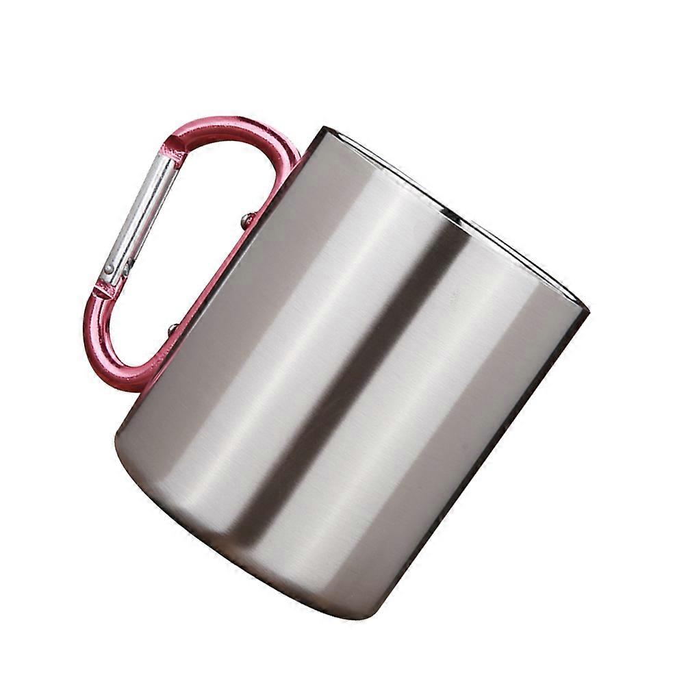 Stainless Steel Travel Mug 360mL Insulated Cup Suitable For Desk Use All Ages Silver 1Set