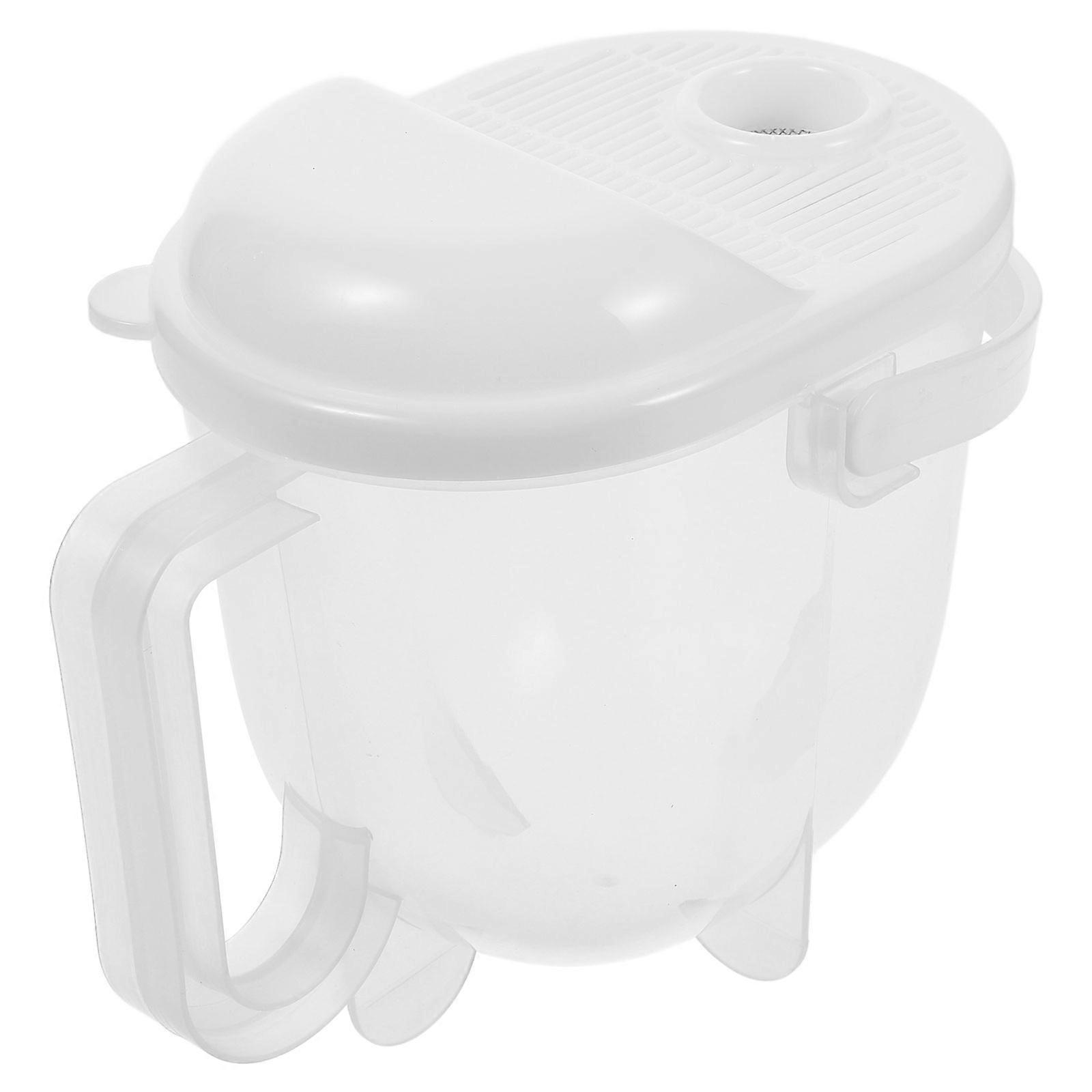Rice Washing and Filtering White Kitchen Strainer with PP for Home Use