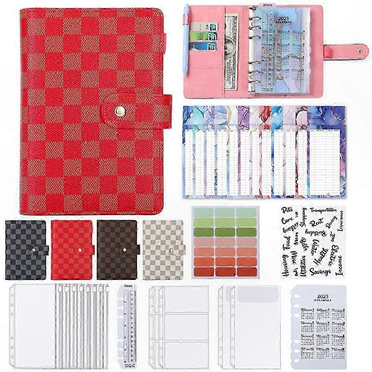A6 Budget Organizer Kit 29-Piece Durable Binder Set for Efficient Money Management