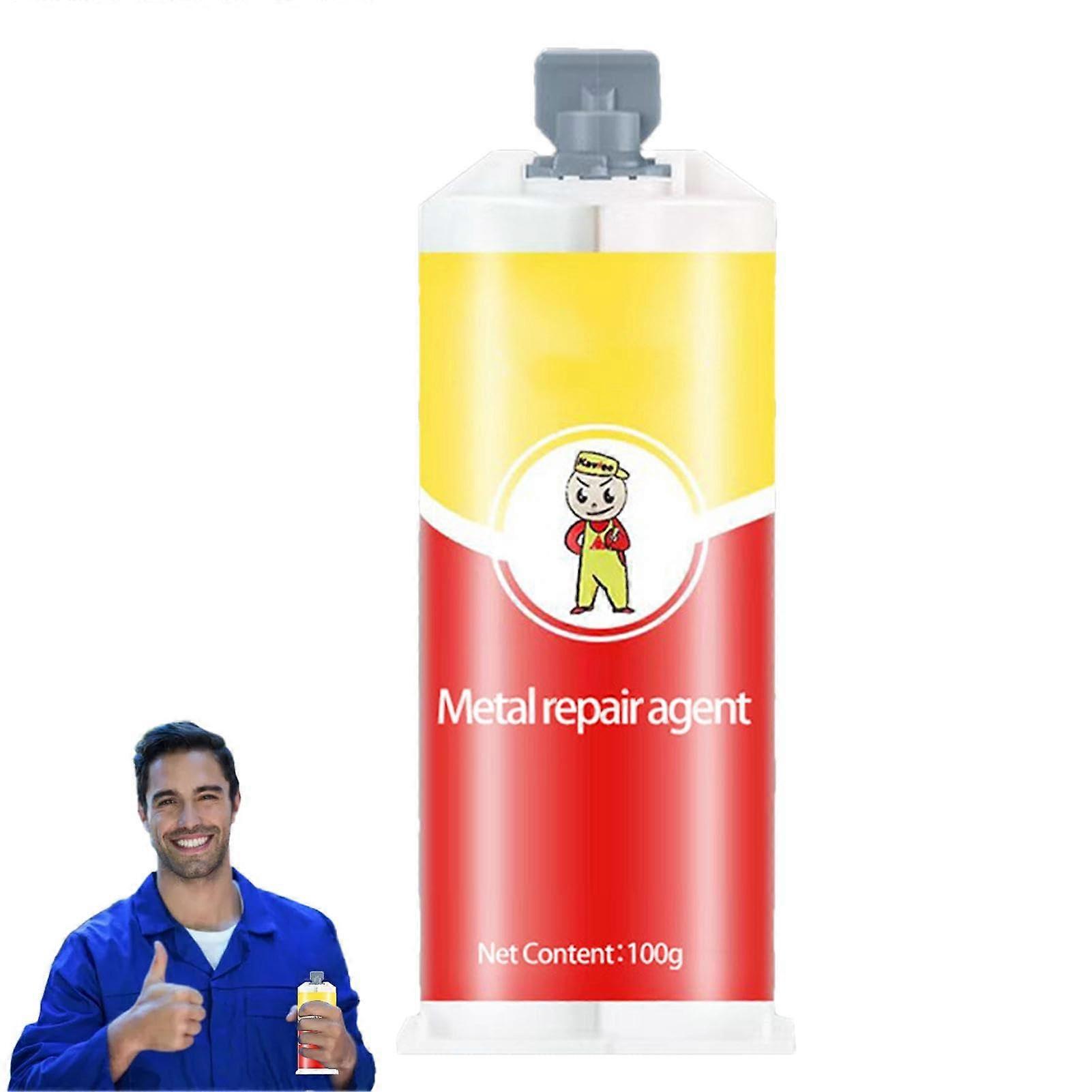 Metal Adhesive, Metal Adhesive for Repairs, Waterproof Industrial Sealing for Acrylic Cement, Household Appliances Stainless Steel