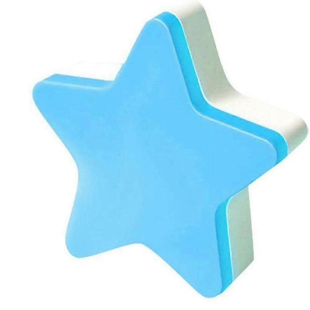 1 LED plug-in night light, star shape, socket light, blue automatic sensor light control