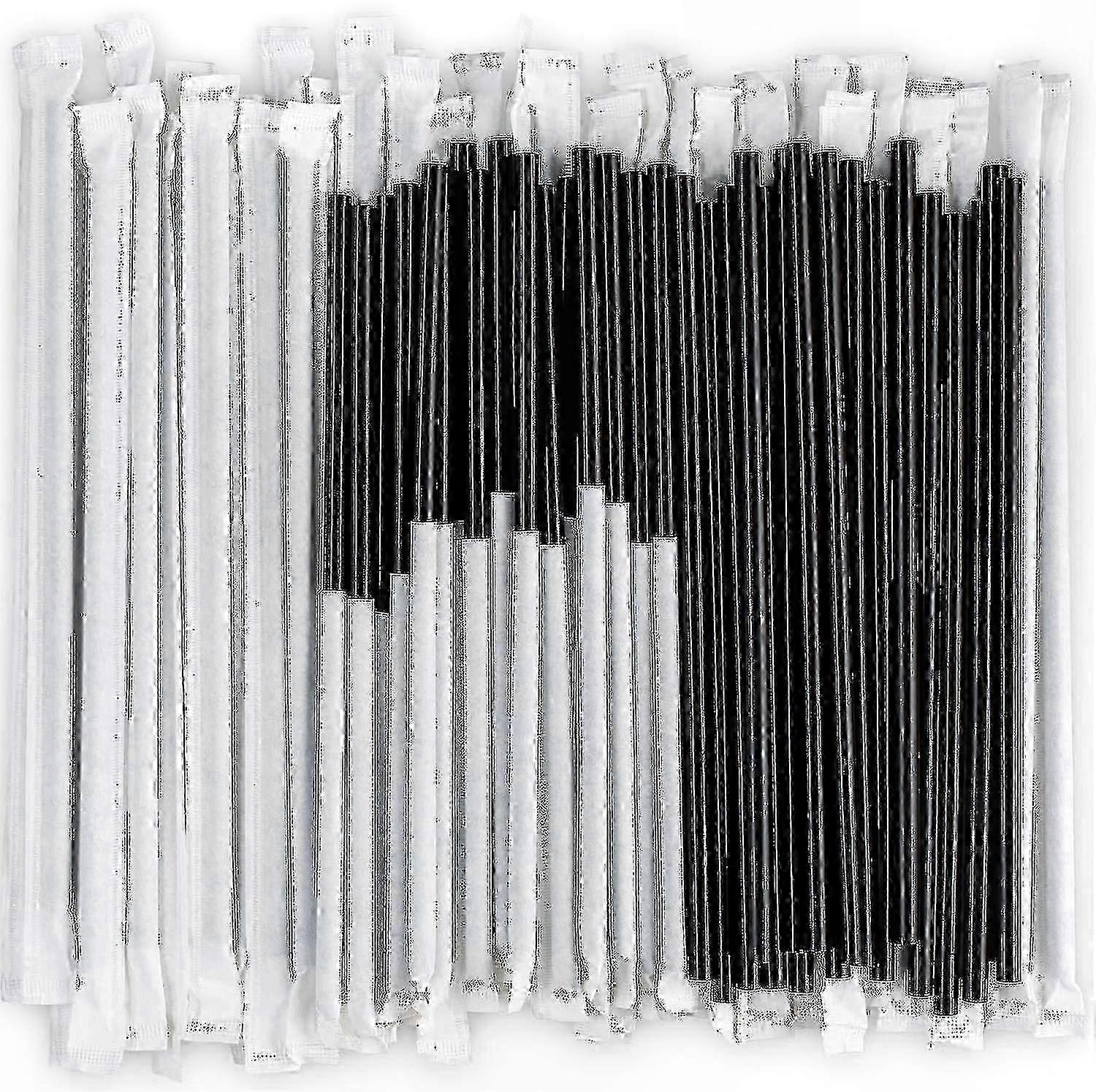 1000 Count Individually Wrapped Clear Drinking Straws