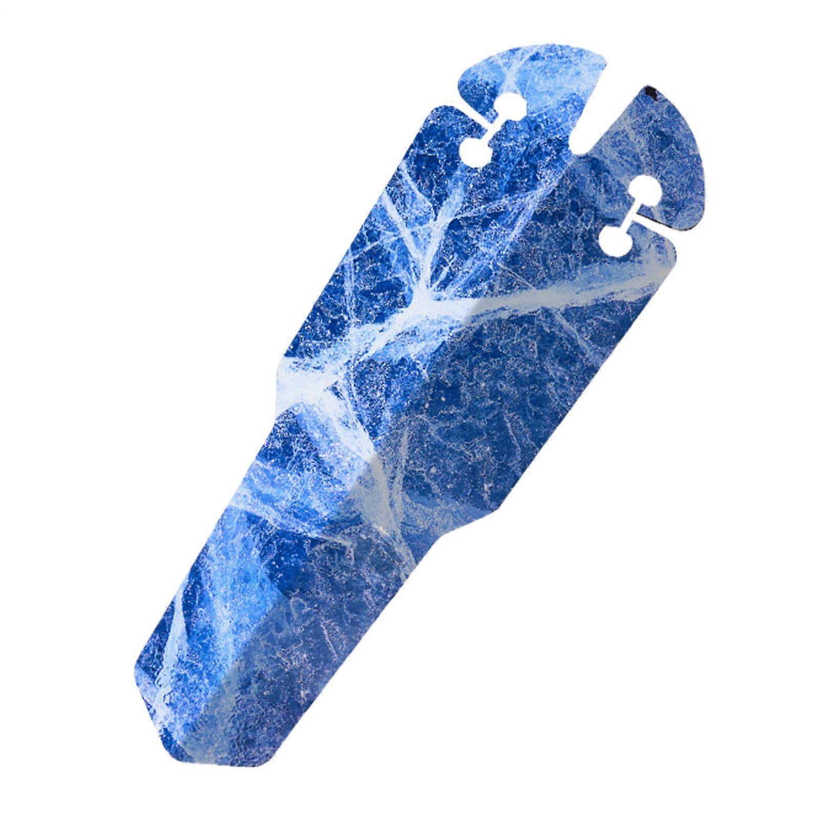 Bicycle Mudguard Portable Front And Rear Mudguard Lightweight Splash Flap Protective Cover For Road Bikes Blue