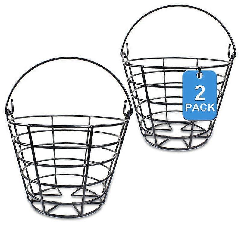Stainless Metal Golf Basket Golf Ball Container Ball Bucket