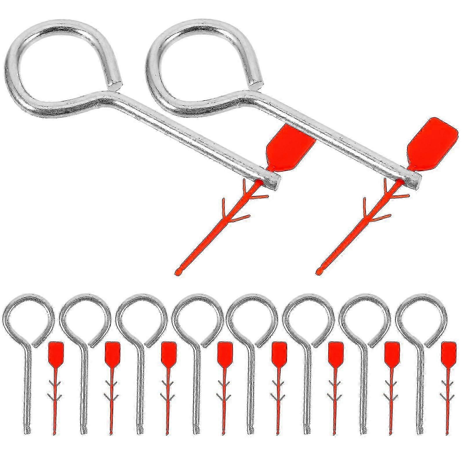 2024 10pcs Fire Extinguisher Pull Pins Fire Equipment Replacement Pin Lock Pins Fire Extinguisher Accessories