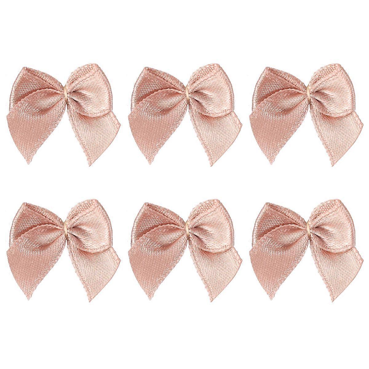 Hair Accessory Ribbon Bows Bowknot for Girls in Coffee Designed for 60Pcs