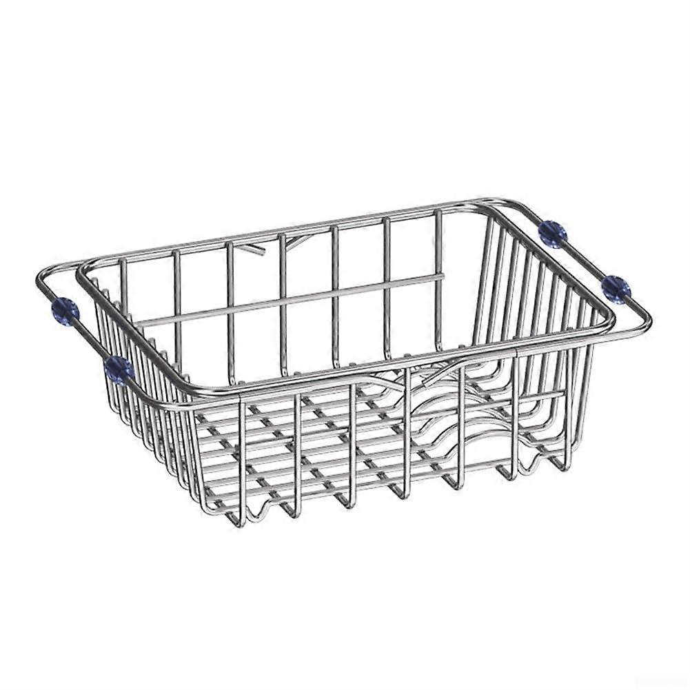Adjustable Stainless Steel Dish Rack 38 x 28 x 10 Cm, Simple Functional Design, Countertop Dish Drying Rack