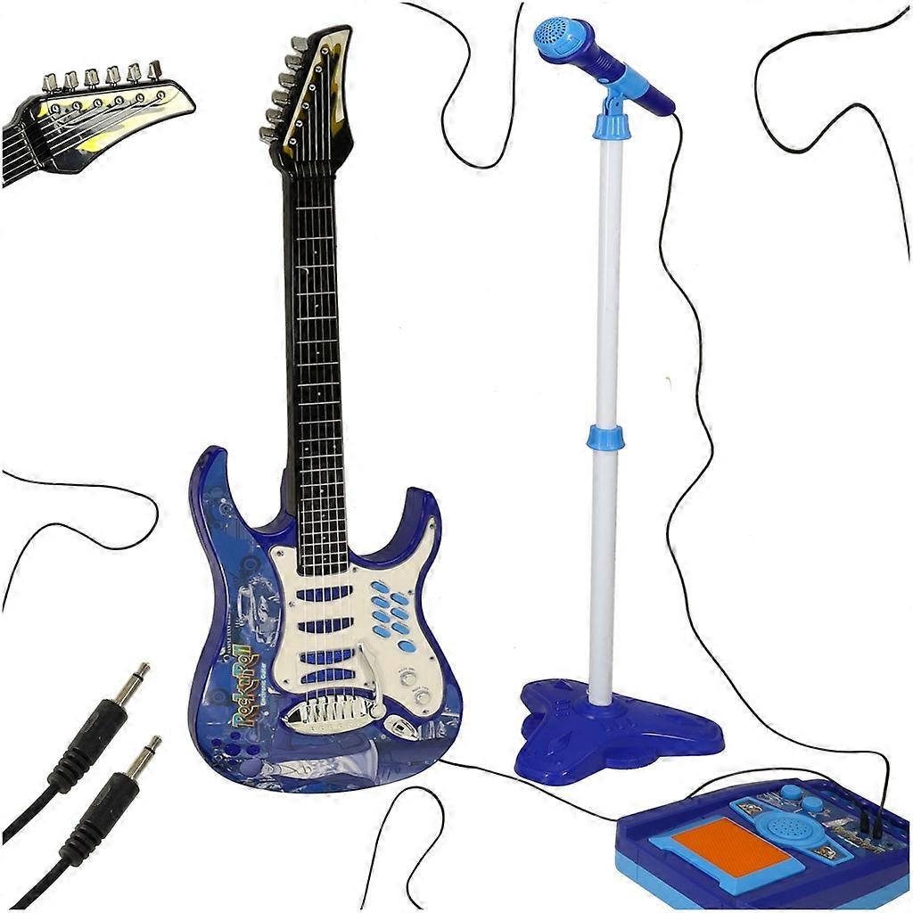 Gitara elektryczna niebieska IMPORT