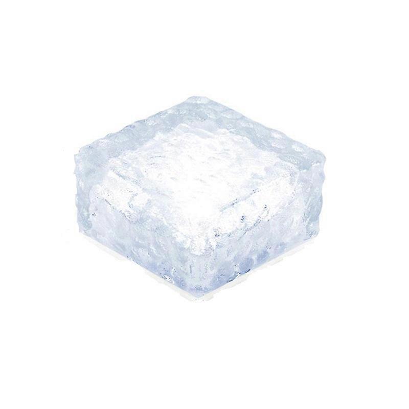 Brick Ice Cube Shape Solar LED Light Waterproof Lawn Decoration (Small)